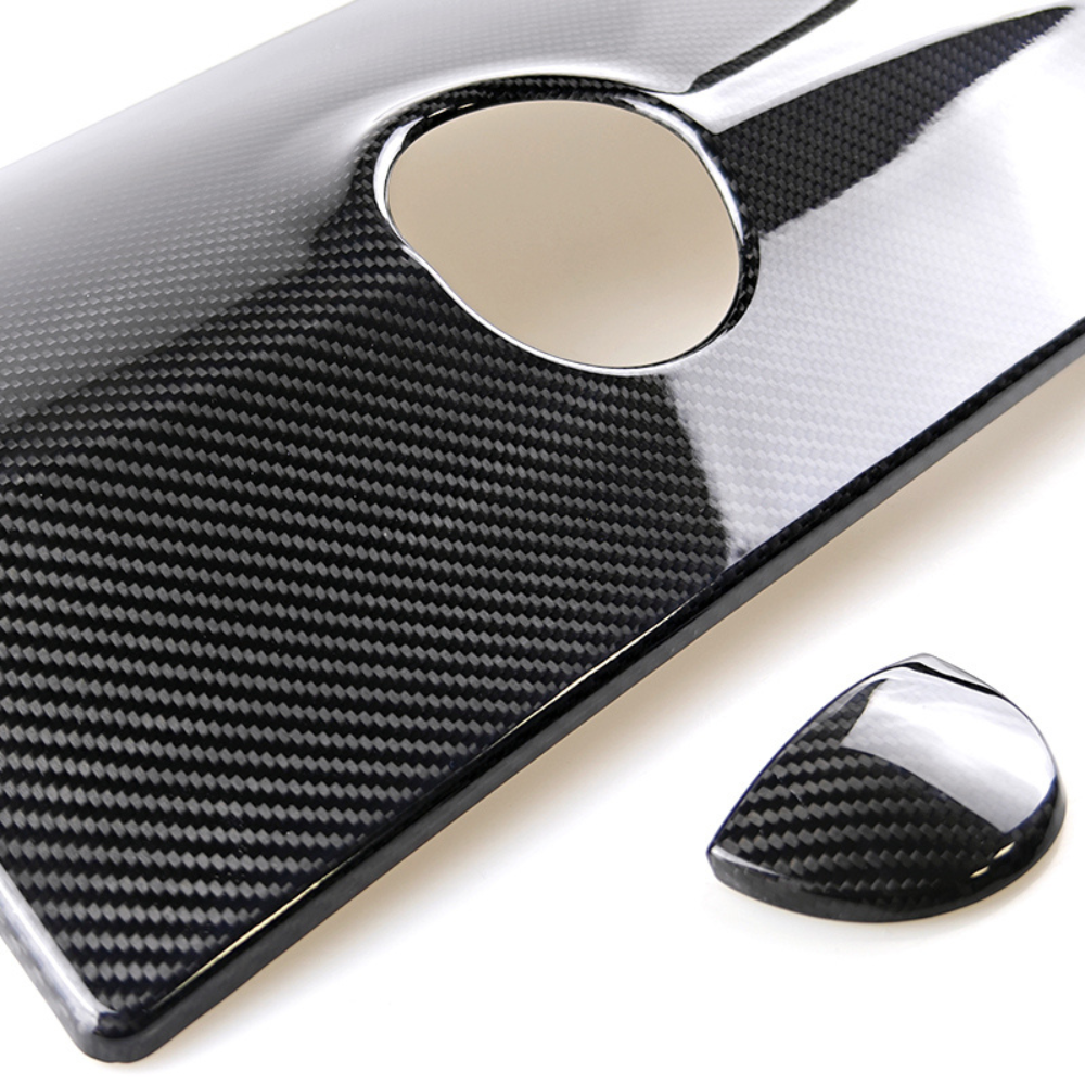 Abarth 500 / 595 / 695 Series 4 Carbon Fibre Glove Box Cover & Handle Cover