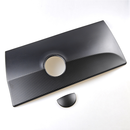 Abarth 500 / 595 / 695 Series 4 Carbon Fibre Glove Box Cover & Handle Cover