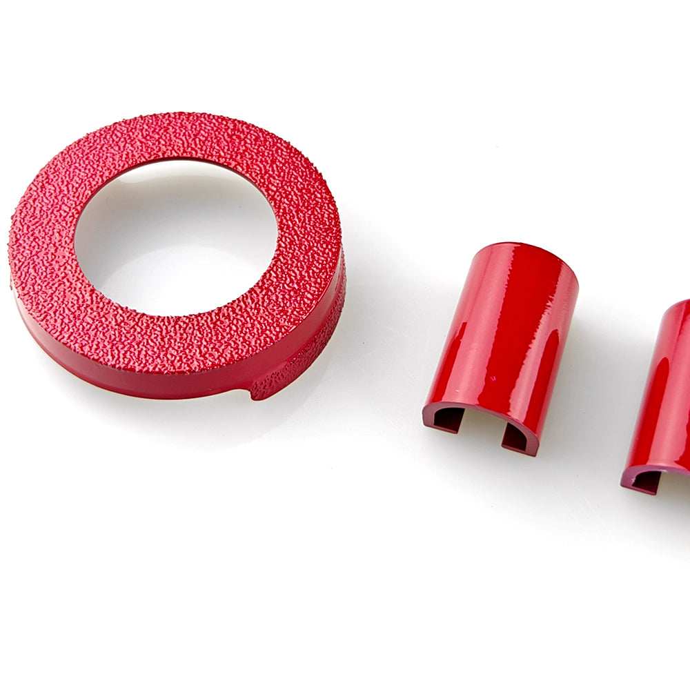 Abarth 500 / 595 / 695 Front Intake Grill Covers & Fog Lamp Covers - TMC Motorsport