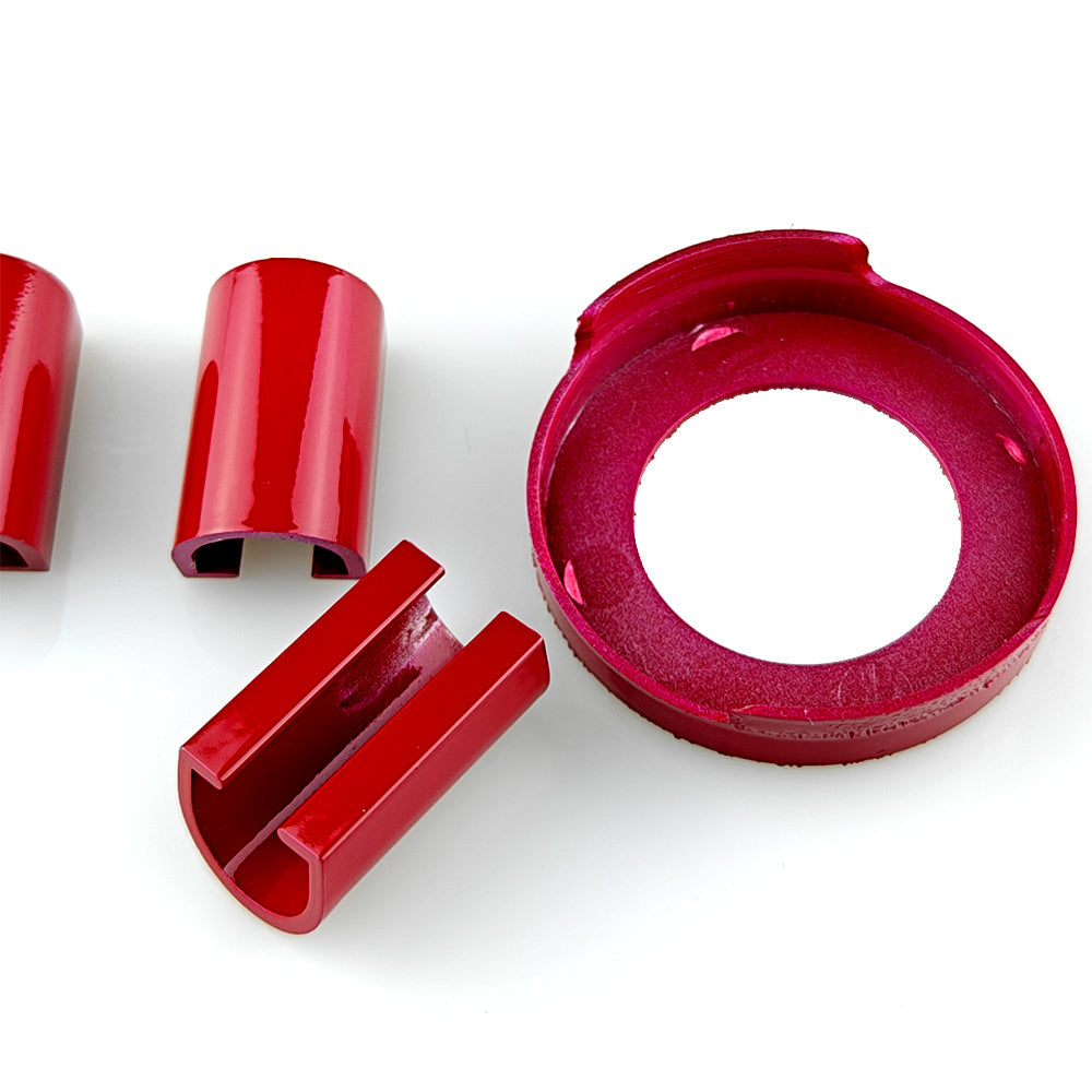 Abarth 500 / 595 / 695 Front Intake Grill Covers & Fog Lamp Covers - TMC Motorsport