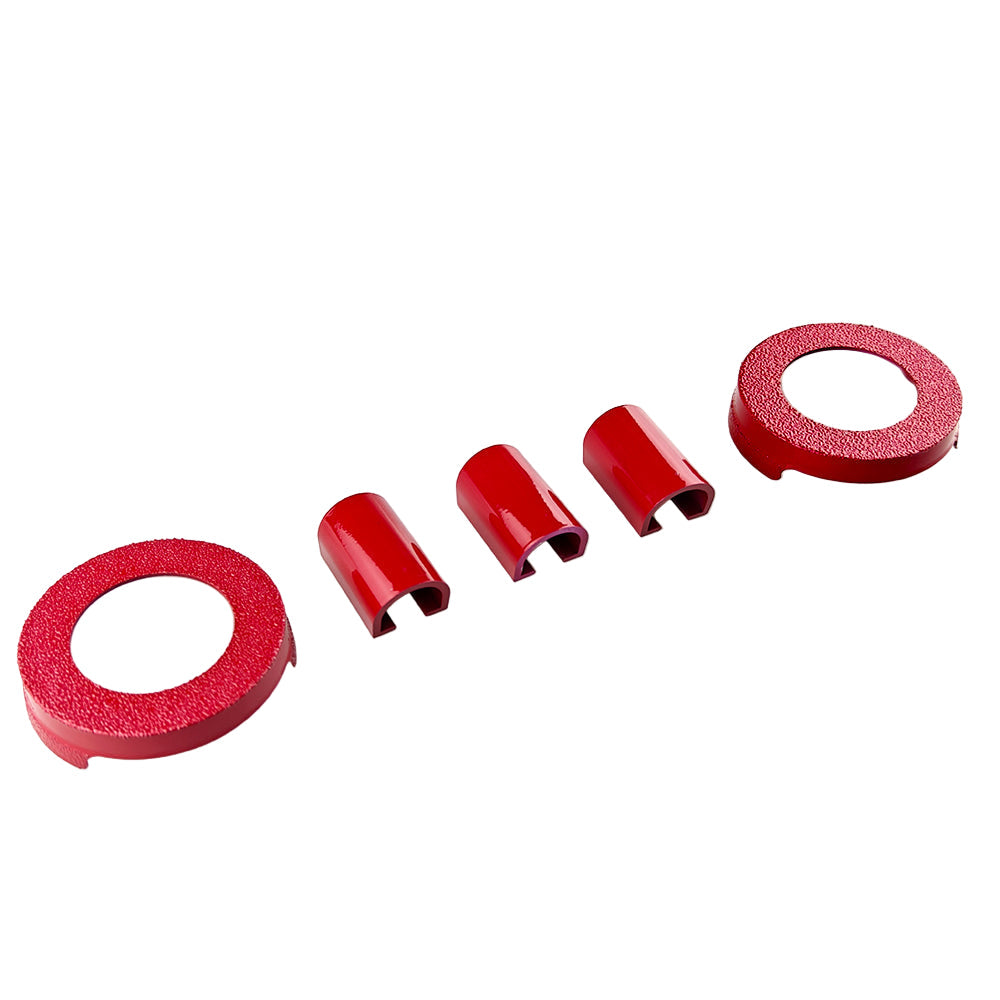 Abarth 500 / 595 / 695 Front Intake Grill Covers & Fog Lamp Covers - TMC Motorsport