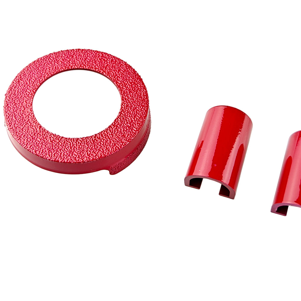 Abarth 500 / 595 / 695 Front Intake Grill Covers & Fog Lamp Covers - TMC Motorsport