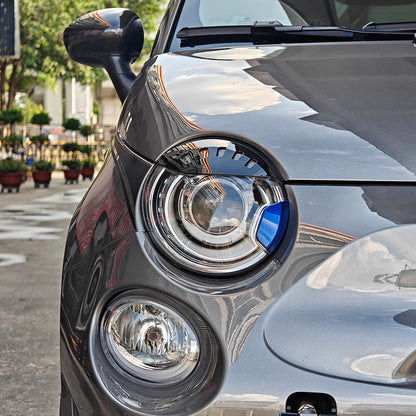 Abarth 500 / 595 / 695 Xenon Headlight Washer Jet Covers