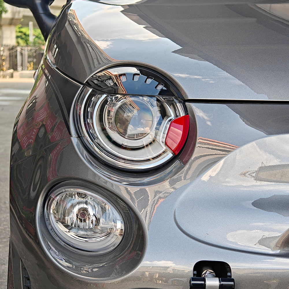 Abarth 500 / 595 / 695 Xenon Headlight Washer Jet Covers