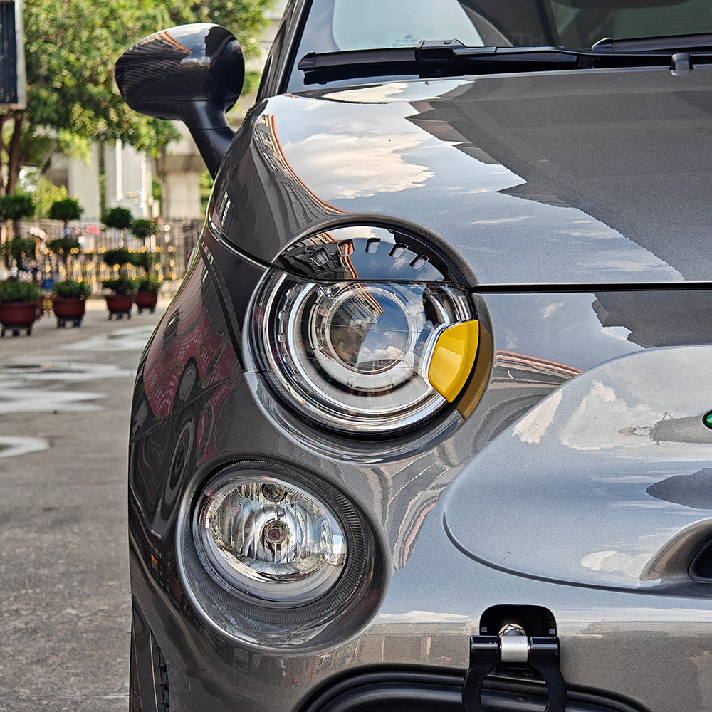 Abarth 500 / 595 / 695 Xenon Headlight Washer Jet Covers