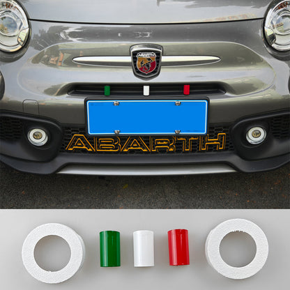 Abarth 500 / 595 / 695 Front Intake Grill Covers & Fog Lamp Covers - TMC Motorsport