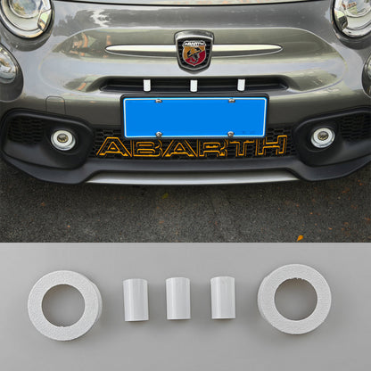 Abarth 500 / 595 / 695 Front Intake Grill Covers & Fog Lamp Covers - TMC Motorsport