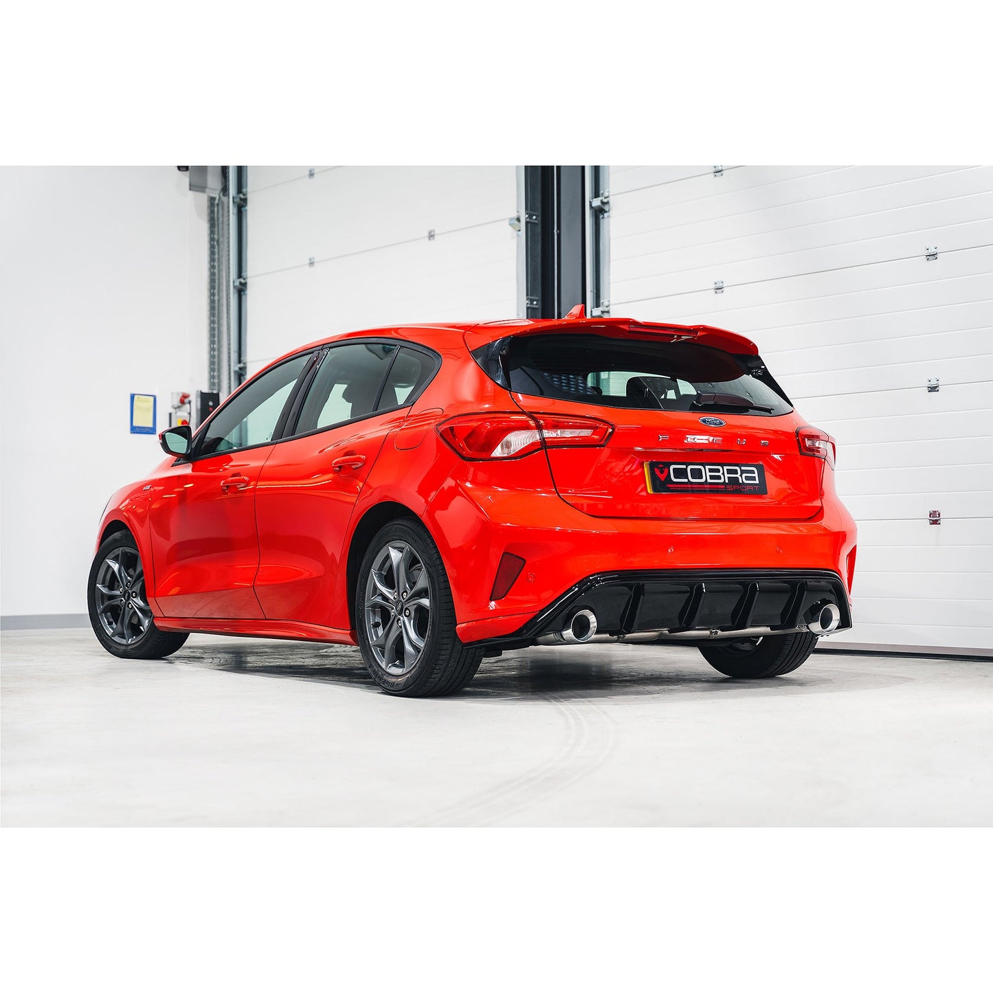 Cobra Sport Ford Focus ST-Line 1.0L 125PS (Mk4) Venom 'ST Style' Dual Exit Rear Performance Exhaust - TMC Motorsport