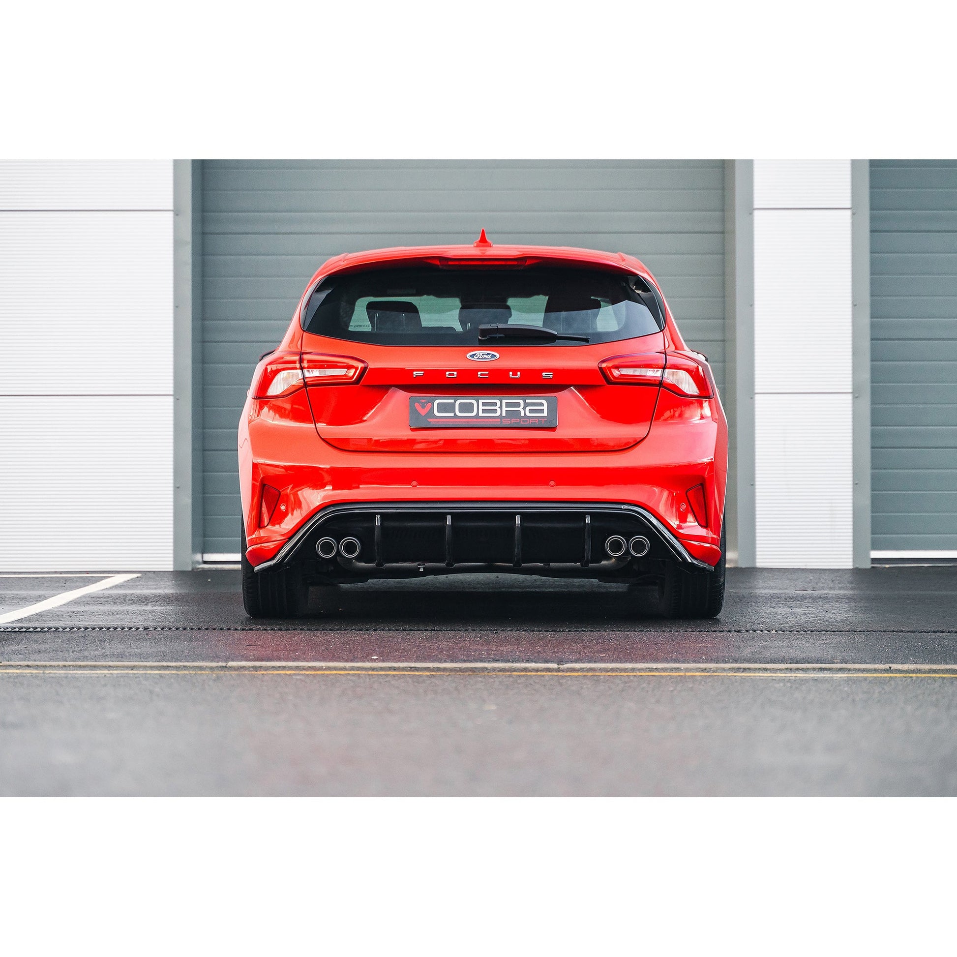 Cobra Sport Ford Focus ST-Line 1.0L 125PS (Mk4) Venom Quad Exit Rear Performance Exhaust - TMC Motorsport