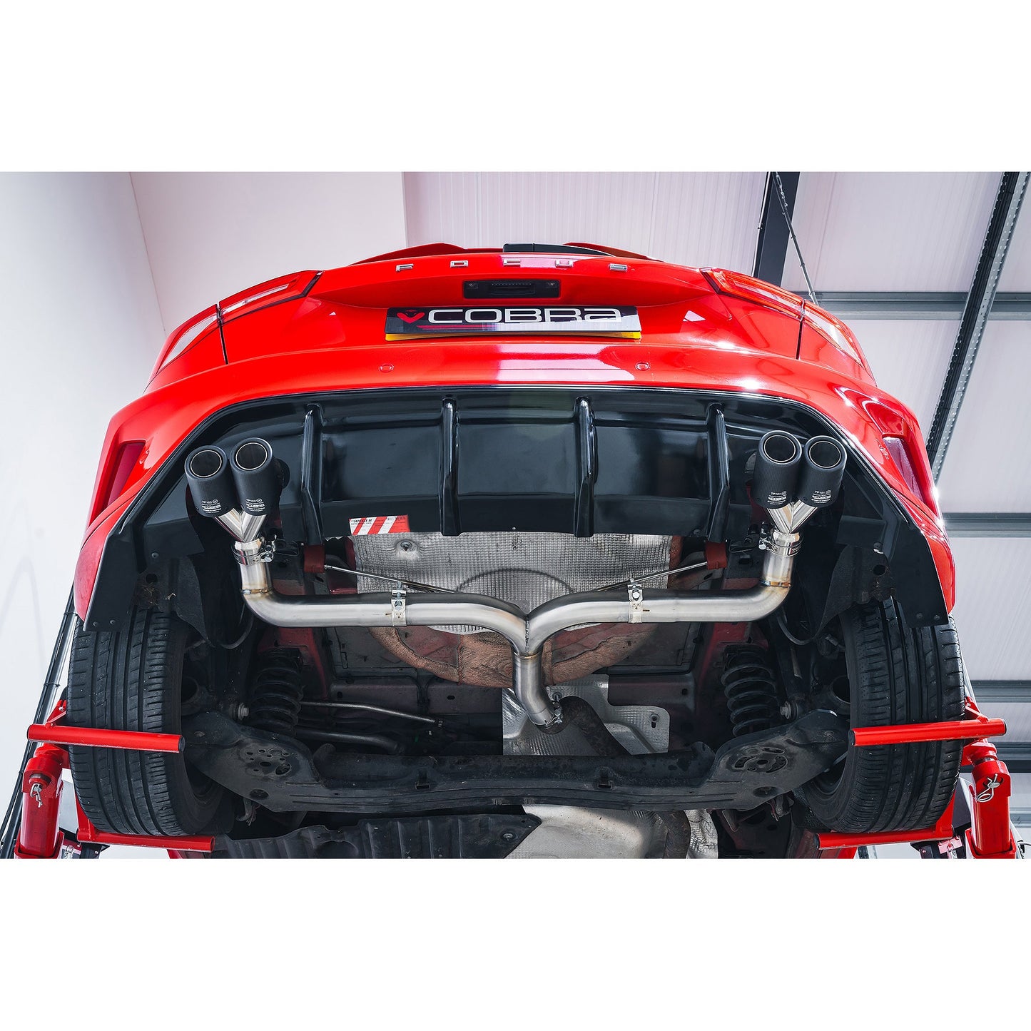Cobra Sport Ford Focus ST-Line 1.0L 125PS (Mk4) Venom Quad Exit Rear Performance Exhaust - TMC Motorsport