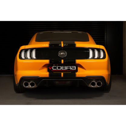 Cobra Sport Ford Mustang 5.0 V8 GT (2018>) Facelift 3" Valved Cat Back Performance Exhaust - TMC Motorsport