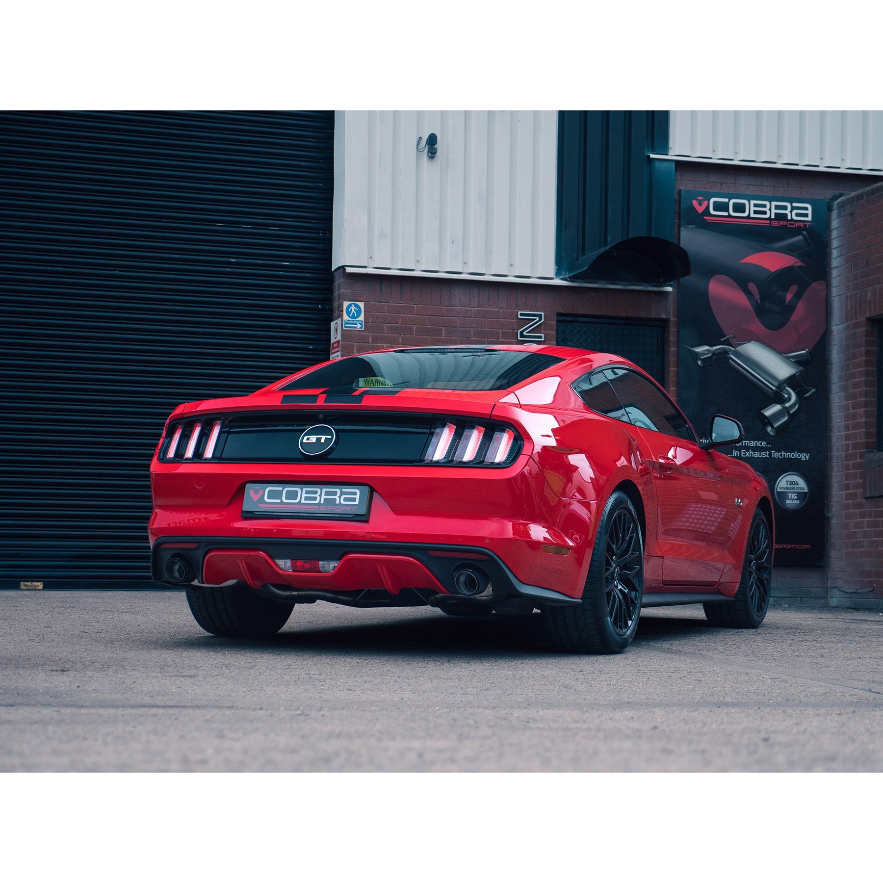 Cobra Sport Ford Mustang 5.0 V8 GT (2015-18) 2.5" Axle Back Performance Exhaust - TMC Motorsport