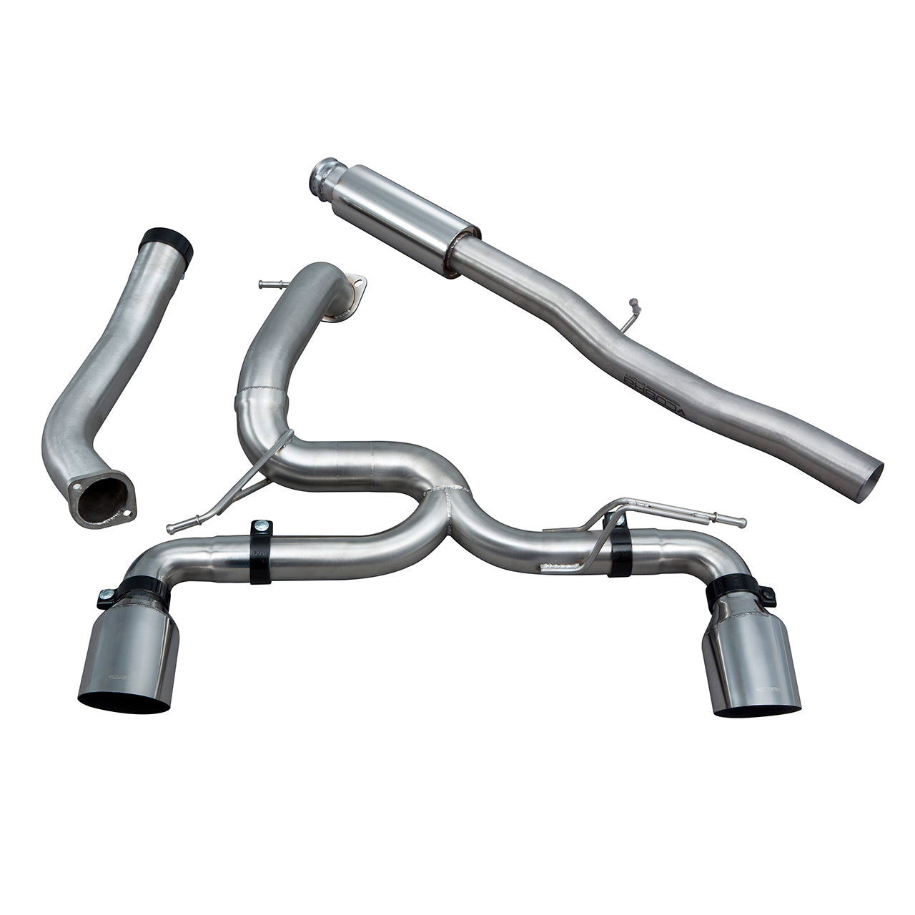 Cobra Sport Ford Focus RS (MK3) Venom Box Delete Race Cat Back Performance Exhaust - TMC Motorsport