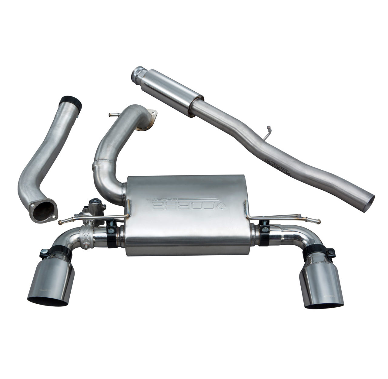 Cobra Sport Ford Focus RS (MK3) Cat Back Performance Exhaust - TMC Motorsport