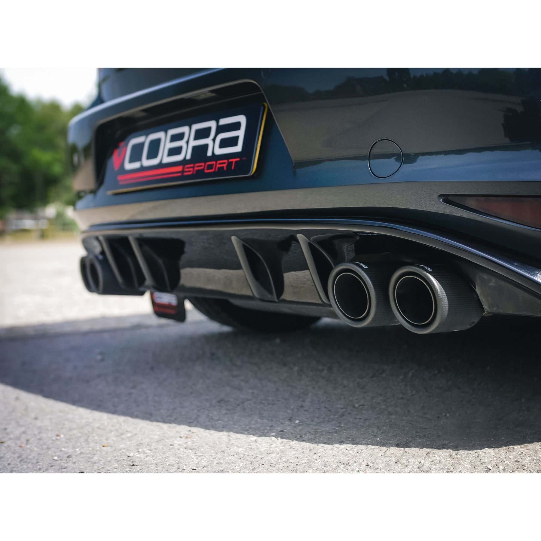 Cobra Sport VW Golf GTI (MK7) 2.0 TSI (5G) (12-17) Quad Exit Cat Back Golf R Style Performance Exhaust - TMC Motorsport