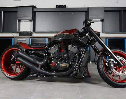 Harley Davidson V-ROD Protection Heating Exhaust - Carbon Fibre
