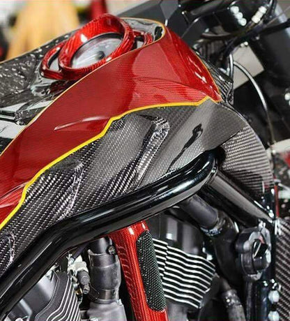 Harley Davidson V-ROD Water Pump Coolant Hose - Carbon Fibre