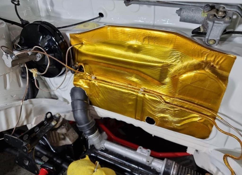 Funk Motorsport Adhesive Reflective Gold Heat Blanket - TMC Motorsport