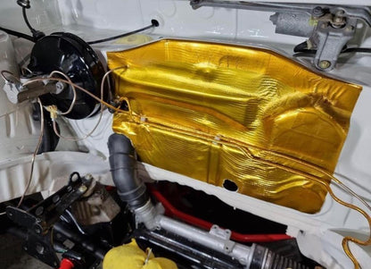 Funk Motorsport Adhesive Reflective Gold Heat Blanket - TMC Motorsport
