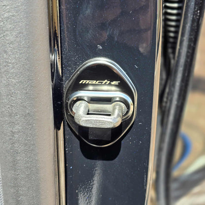 Aluminium Door Lock Covers for Ford Mustang Mach-E (Multiple Colour Choices)
