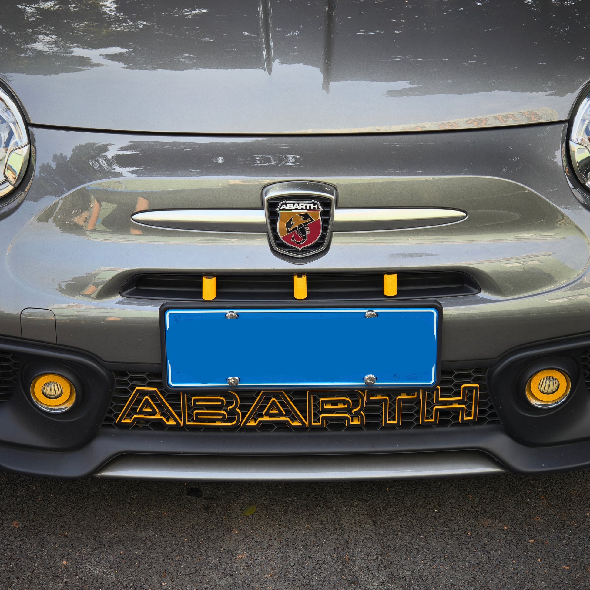 Abarth 500 / 595 / 695 Front Intake Grill Covers & Fog Lamp Covers - TMC Motorsport
