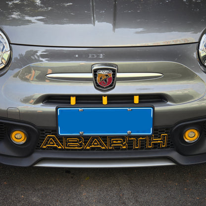 Abarth 500 / 595 / 695 Front Intake Grill Covers & Fog Lamp Covers - TMC Motorsport