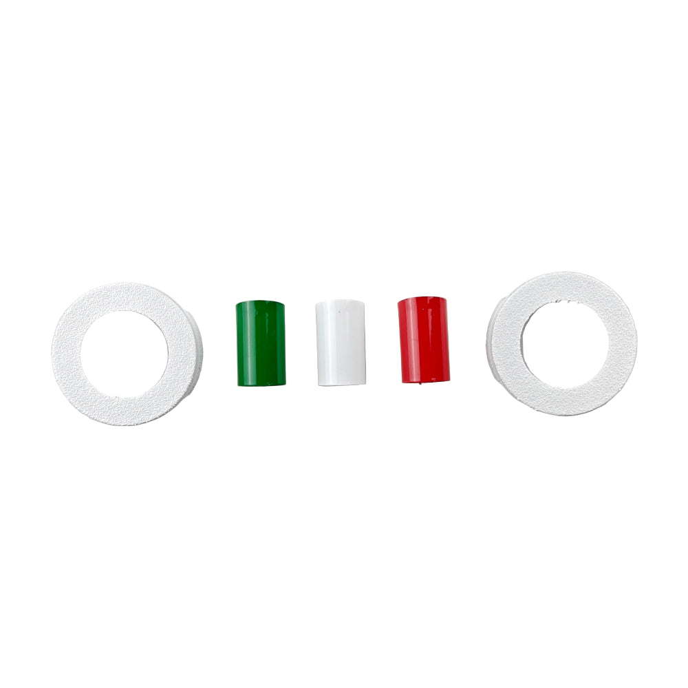 Abarth 500 / 595 / 695 Front Intake Grill Covers & Fog Lamp Covers - TMC Motorsport