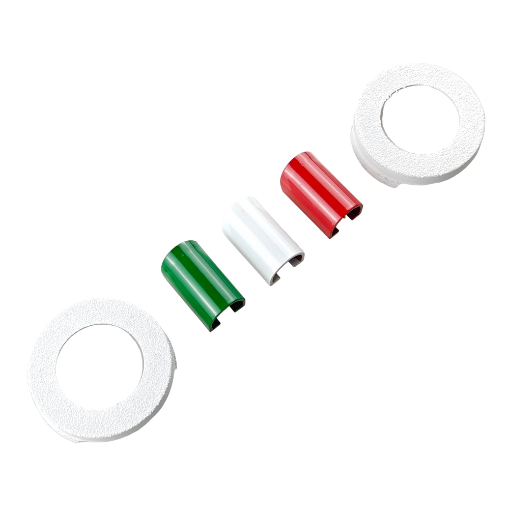 Abarth 500 / 595 / 695 Front Intake Grill Covers & Fog Lamp Covers - TMC Motorsport