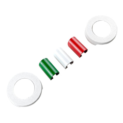 Abarth 500 / 595 / 695 Front Intake Grill Covers & Fog Lamp Covers - TMC Motorsport