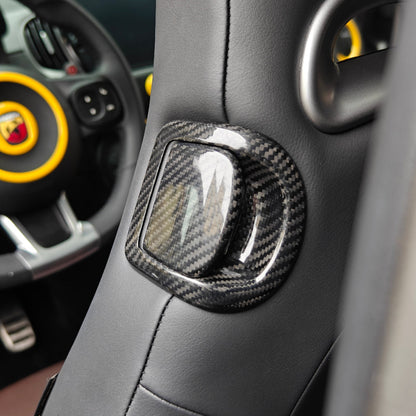 Abarth 500 / 595 / 695 Original Seat Carbon Fibre Rear Tilt Handles