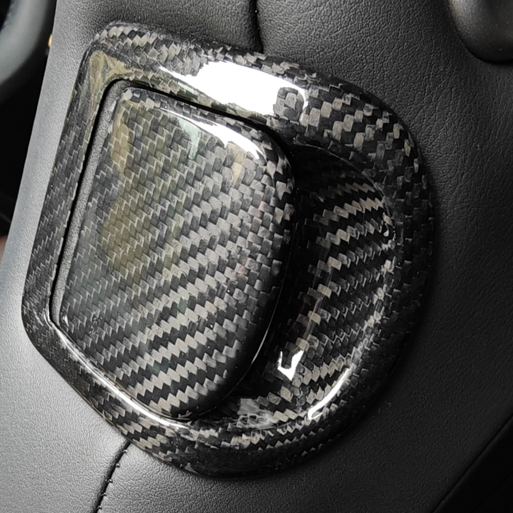 Abarth 500 / 595 / 695 Original Seat Carbon Fibre Rear Tilt Handles