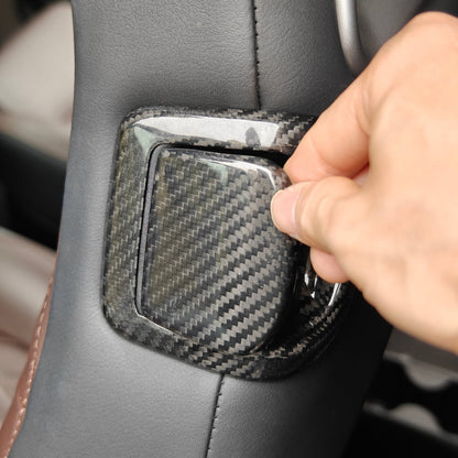 Abarth 500 / 595 / 695 Original Seat Carbon Fibre Rear Tilt Handles