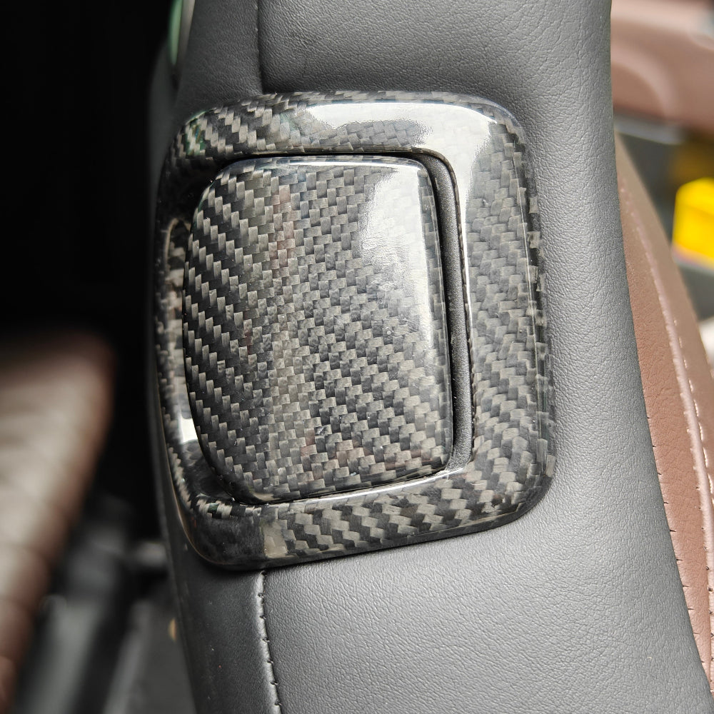 Abarth 500 / 595 / 695 Original Seat Carbon Fibre Rear Tilt Handles