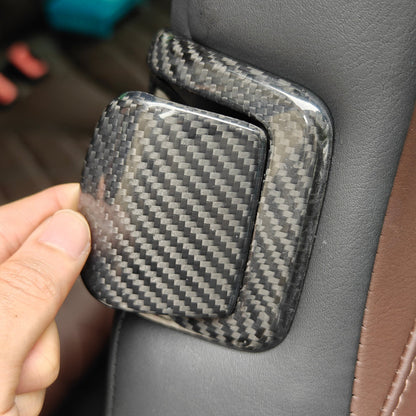 Abarth 500 / 595 / 695 Original Seat Carbon Fibre Rear Tilt Handles