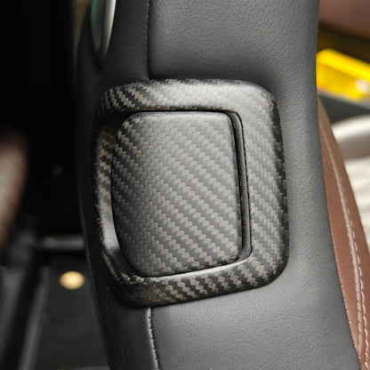 Abarth 500 / 595 / 695 Original Seat Carbon Fibre Rear Tilt Handles