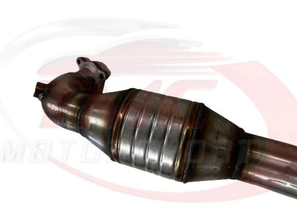 Abarth 500 / 595 / 695 TD04 200 Cell Sports Cat with Integrated Front Pipe & Flexi - Abarth Tuning