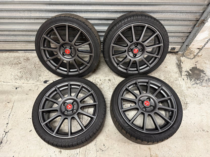 Used Genuine Abarth 500 / 595 17" SS Alloy Wheel Set (Matt Graphite) - TMC Motorsport