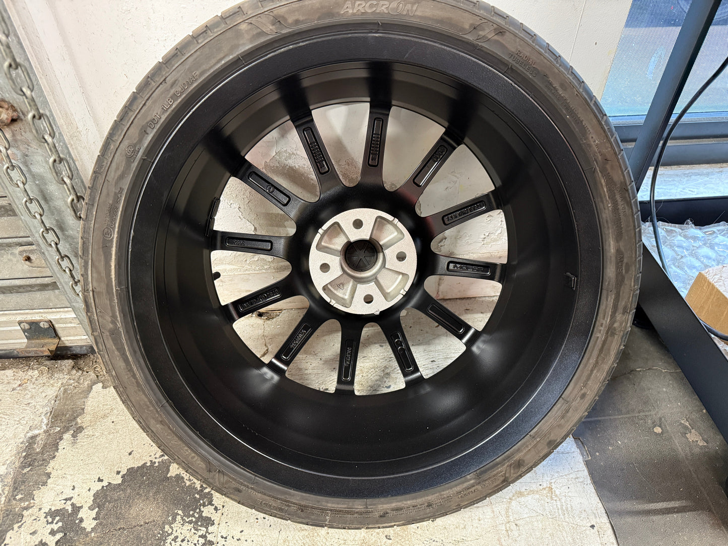 Used Genuine Abarth 500 / 595 17" SS Alloy Wheel Set (Matt Graphite) - TMC Motorsport