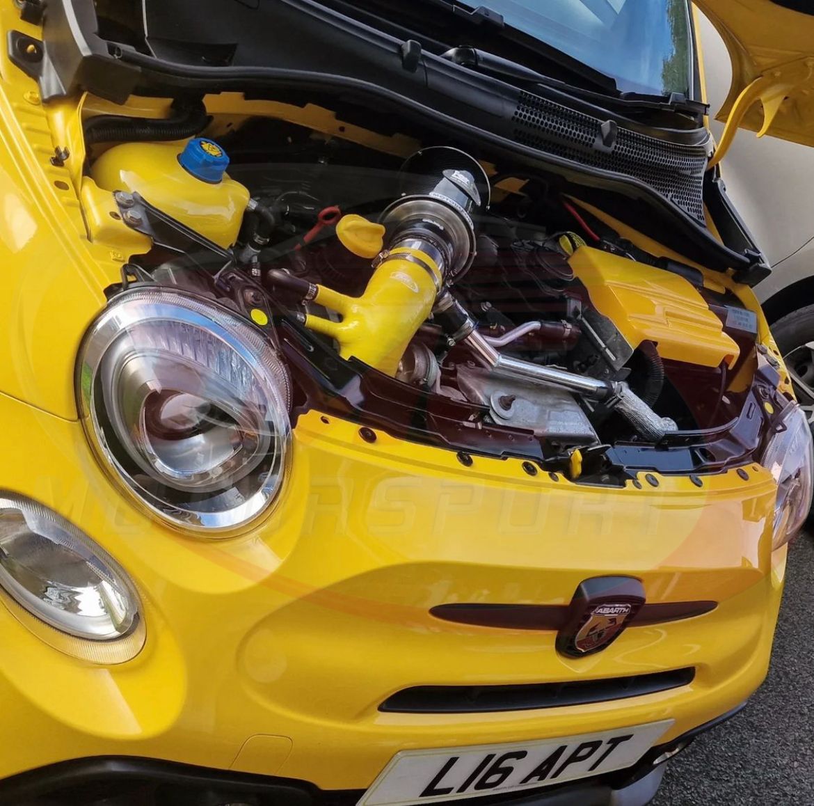 TMC Motorsport by Paintmodz Coolant Tank Cover for Abarth 500 / 595 / 695 - Abarth Tuning