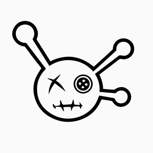 VUDU Face Large Decal  - 5"