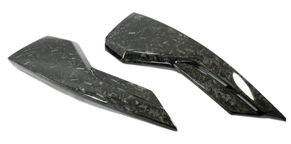 Carbon Fiber Engine Air Scoops for Mercury V8 Outboard, 500R, 450R, 300R, 300 VERADO - Carbon Fibre