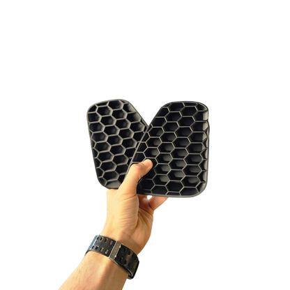 Abarth 595/695 Rear Reflectors & Taillights Honeycomb Inserts / Louvers By Car Sketch - TMC Motorsport