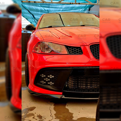 Seat Ibiza 6L Aero Kit Front Lower Grilles – Golf MK8 Style by Carsketch
