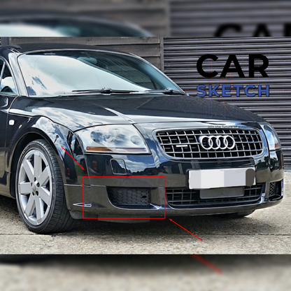 Audi TT 8N Mk1 3.2 V6 Lower Bumper Grilles * 8N0 807 682 E - 8N0 807 681 E*