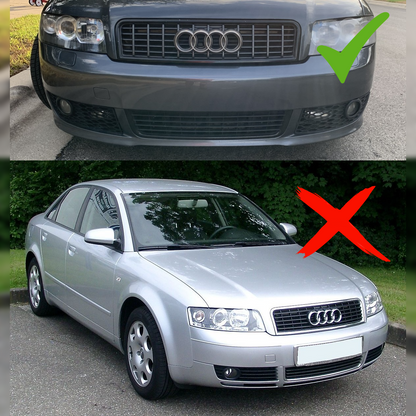 Audi A4 B6 UltraSport Package Front Bumper Center Lower Grille in Honeycomb * 8E0 807 647 D * (3-Piece Design)