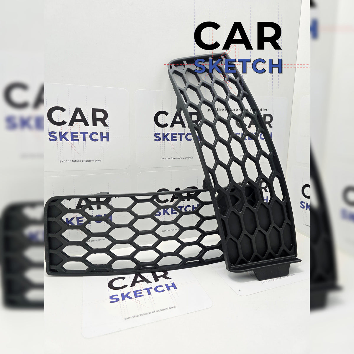 Audi TT 8N Mk1 3.2 V6 Lower Bumper Grilles * 8N0 807 682 E - 8N0 807 681 E*