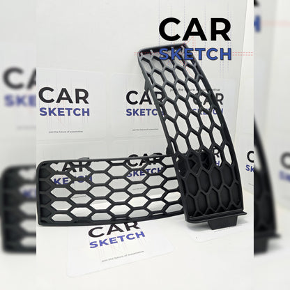 Audi TT 8N Mk1 3.2 V6 Lower Bumper Grilles * 8N0 807 682 E - 8N0 807 681 E*