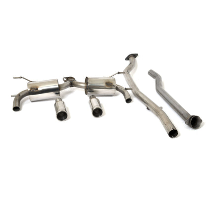 Piper Exhausts Mazda MK3 MX5 - 2 Silencer Manifold Back Decat System - TMC Motorsport