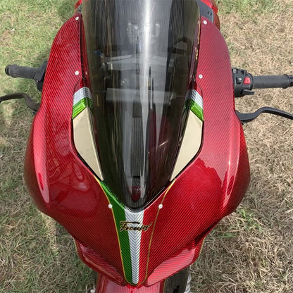 Ducati Panigale V4 S Mirror Block Off Plates Cover - Carbon Fibre
