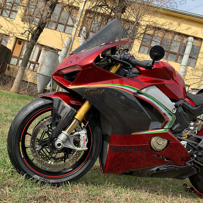 Ducati Panigale V4 S side panels - Carbon Fibre